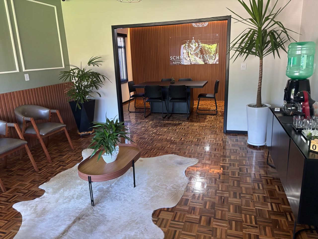 Hall de entrada e recepção